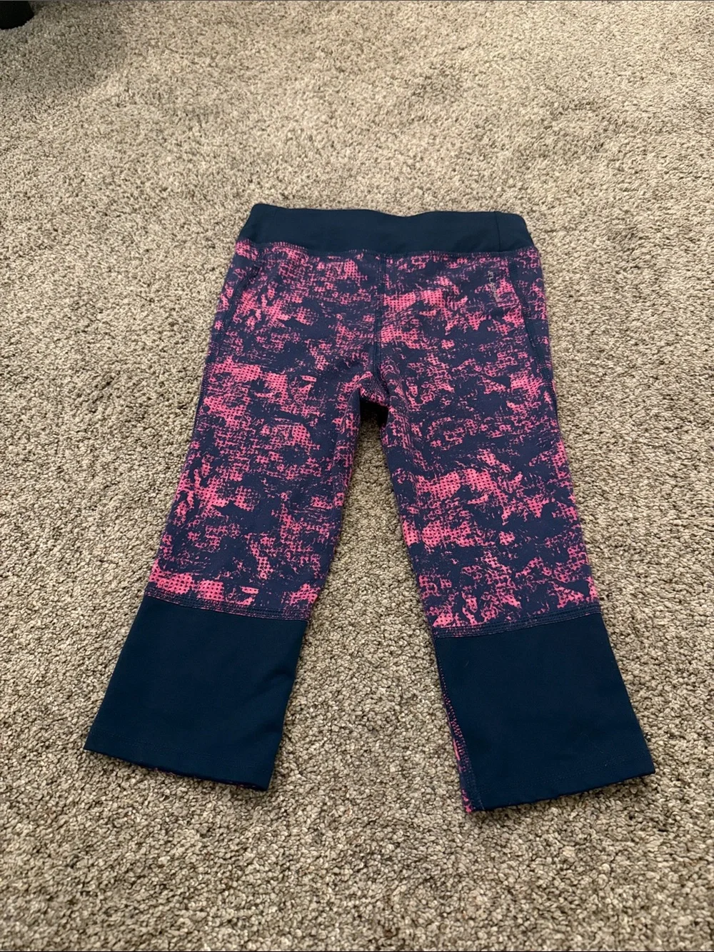 The North Face Girls' Pulse Capris pink/Navy size 6